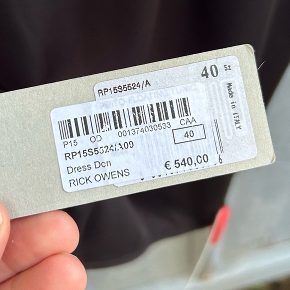 Rick Owens Don Dress, BNWT, size 6 - Picture 7 of 11